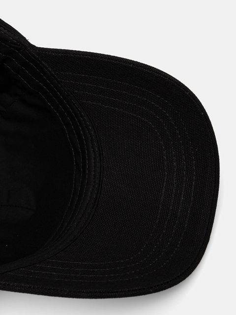 Karl Lagerfeld Jeans czapka z daszkiem bawełniana kolor czarny gładka A1M33001