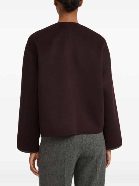 Yves Salomon V-neck blouse - Red