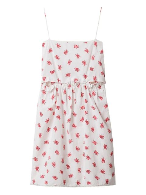 Miu Miu cotton-poplin dress - White - zdjęcie produktu nr 1