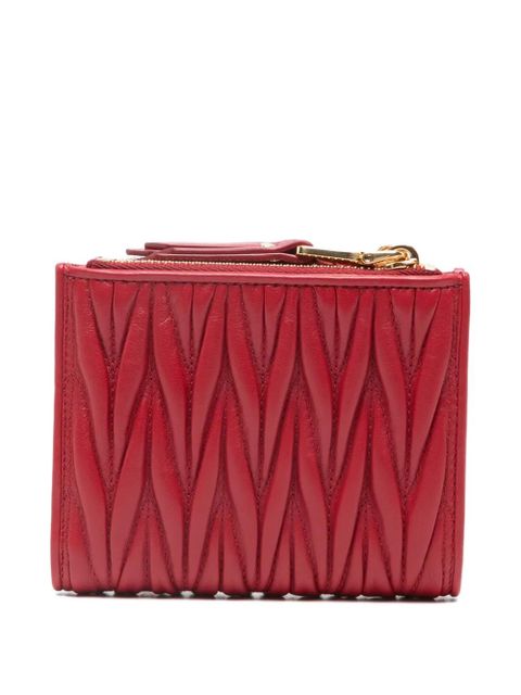 Miu Miu logo-detail wallet - Red - zdjęcie produktu nr 2