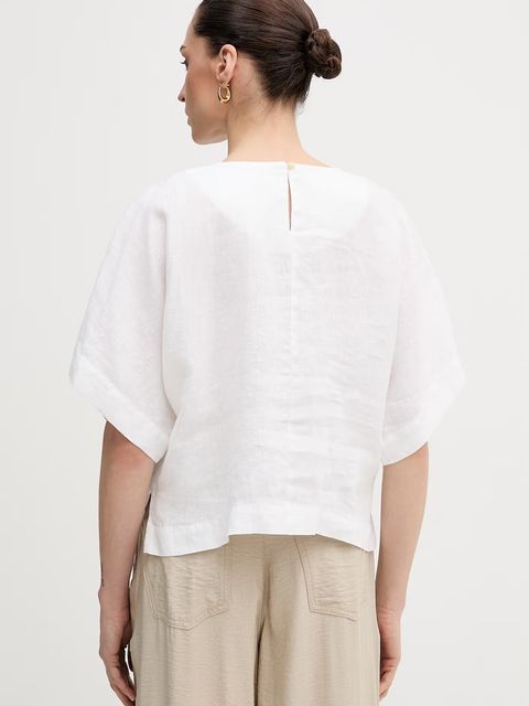 DKNY bluzka damska lniana - zdjęcie produktu nr 2