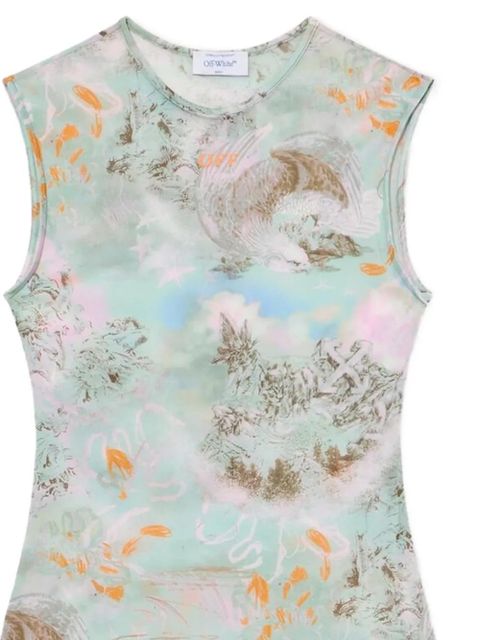 Off-White Storytelling printed dress - Green - zdjęcie produktu nr 2