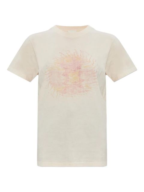 MARANT ÉTOILE graphic-print T-shirt - Neutrals - zdjęcie produktu nr 1