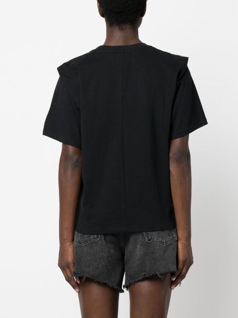 ISABEL MARANT Zelitos organic-cotton T-shirt - Black