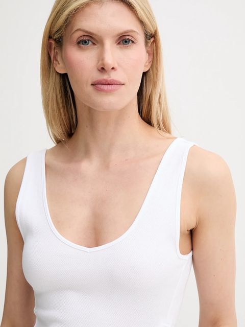 G-Star top bawełniany kolor biały D26226-D275