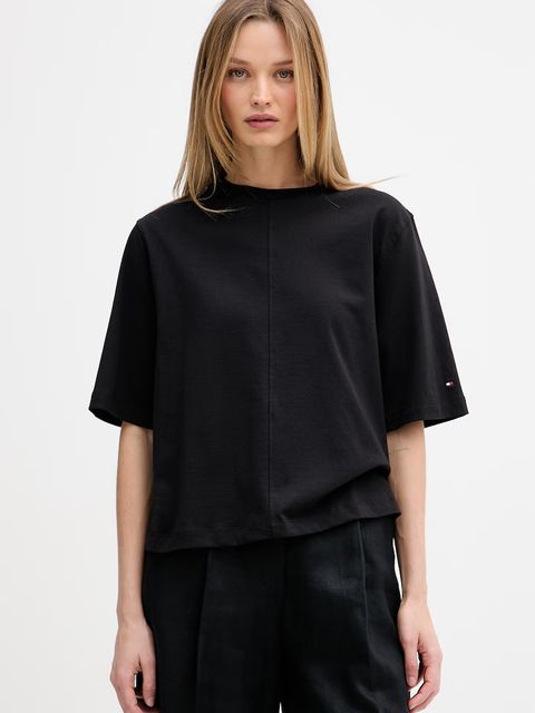 Tommy Hilfiger T-shirt damski bawełniany - zdjęcie produktu nr 1