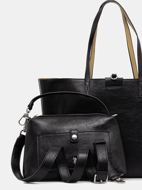 U.S. Polo Assn. torebka dwustronna Axtell Reversible kolor czarny BIU4A8905WVP