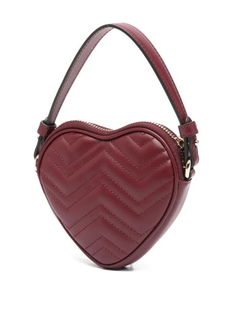 Gucci mini GG Marmont heart-shaped tote bag - Red