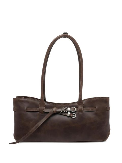 Marge Sherwood zip leather shoulder bag - Brown - zdjęcie produktu nr 1