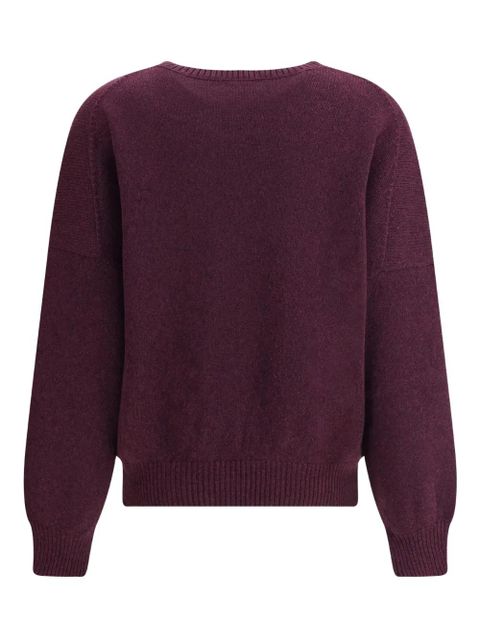 KHAITE Wolf cashmere sweater - Red - zdjęcie produktu nr 2