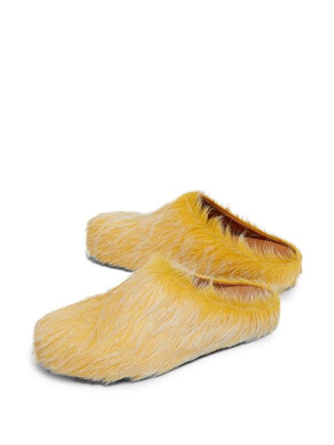 Marni Fussbett mules - Yellow
