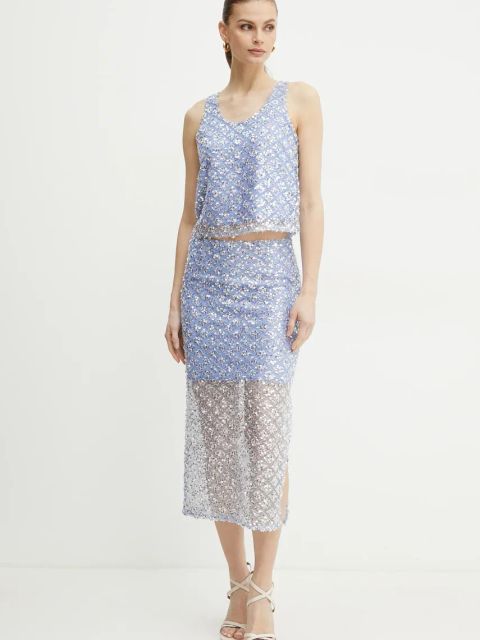 Marella top PRATER1 damska kolor fioletowy z aplikacją 2513941134200