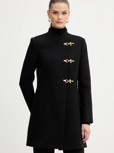 Morgan płaszcz z dodatkiem wełny kolor czarny GCLIPE - zdjęcie produktu nr 1