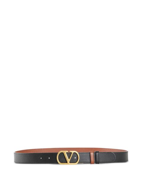 Valentino Garavani VLogo Signature reversible belt - Brown