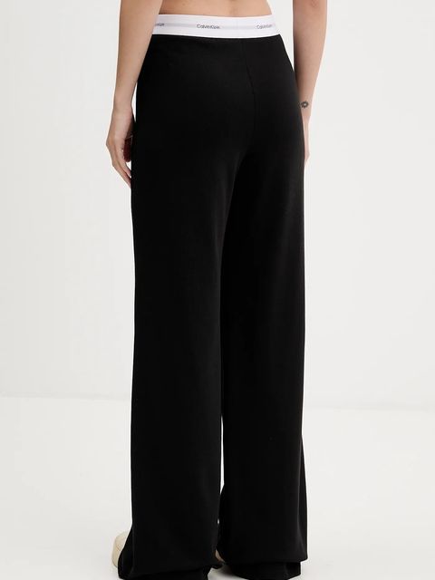 Calvin Klein Underwear spodnie dresowe bawełniane kolor czarny gładkie LV00QS7518