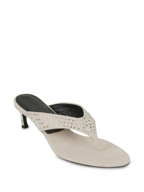 ROTATE BIRGER CHRISTENSEN stud-embellished leather sandals - Neutrals - zdjęcie produktu nr 2
