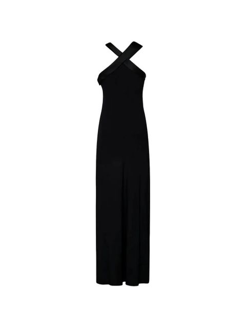 Max Mara crossover sleeveless maxi dress - Black - zdjęcie produktu nr 2