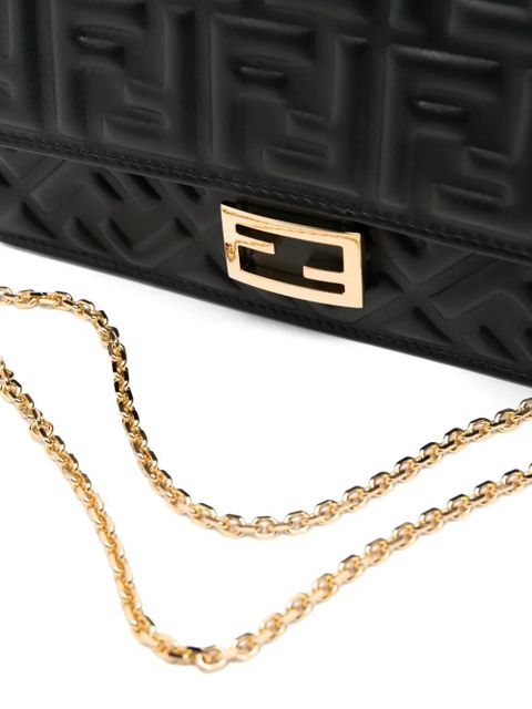 FENDI Baguette wallet-on-chain - Black