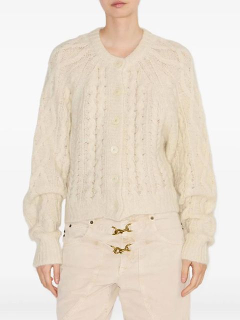 MARANT ÉTOILE Yara cardigan - Neutrals - zdjęcie produktu nr 2