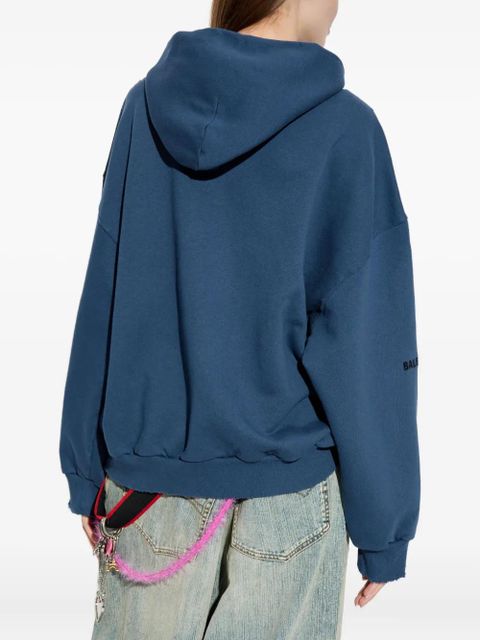 Balenciaga zip-up hoodie - Blue