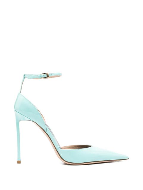 TOM FORD ankle-strap leather pumps - Blue - zdjęcie produktu nr 1