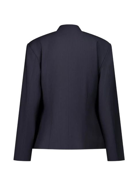 Paloma Wool Banjo buttoned pinstripe-pattern jacket - Blue - zdjęcie produktu nr 2