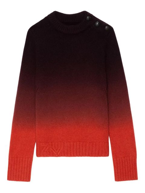 Zadig&Voltaire Malty button sweater - Red - zdjęcie produktu nr 1