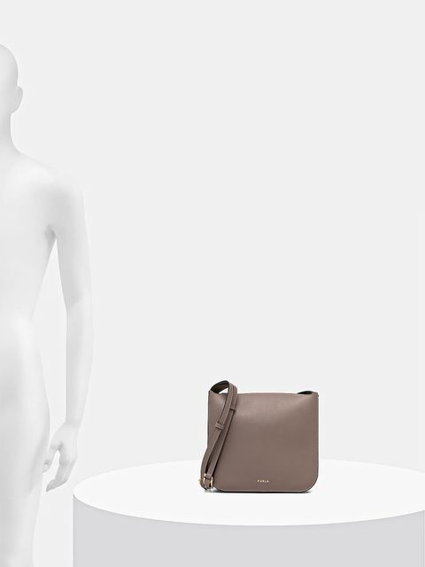 Furla torebka skórzana kolor brązowy WB01818 BX3104 MA200