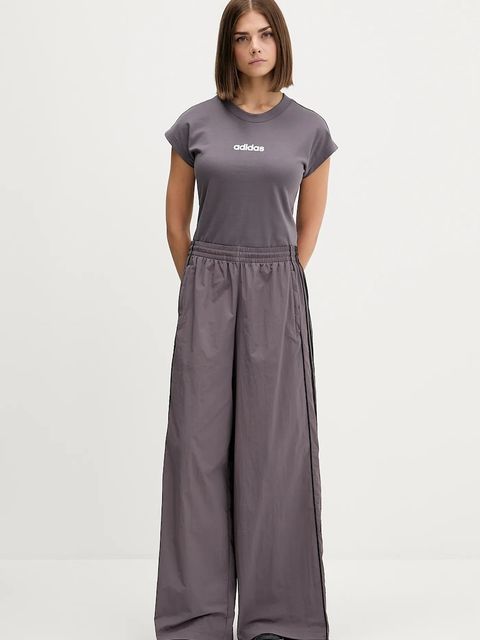 adidas Originals spodnie dresowe Adibreak Os Tp damskie kolor fioletowy z aplikacją JV7487