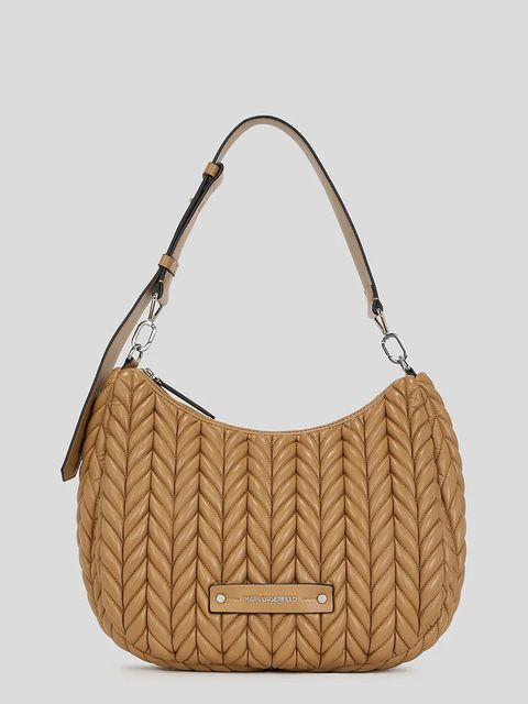 Karl Lagerfeld torebka K/WEAVE kolor brązowy A3W30147 - zdjęcie produktu nr 1