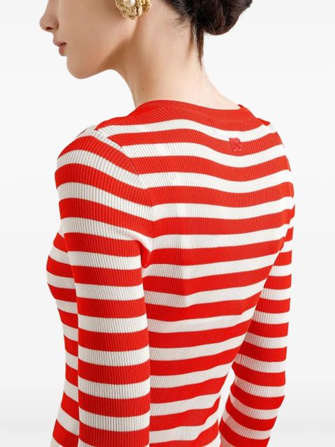 Dolce & Gabbana striped knitted dress - Red