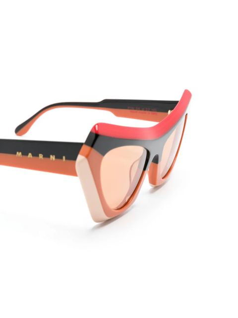 Marni Eyewear Devil's Pool cat-eye frame sunglasses - Orange