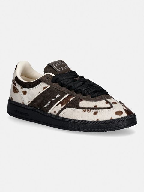 Tommy Jeans sneakersy skórzane THE GREENWICH EDGE CALF HAIR - zdjęcie produktu nr 1