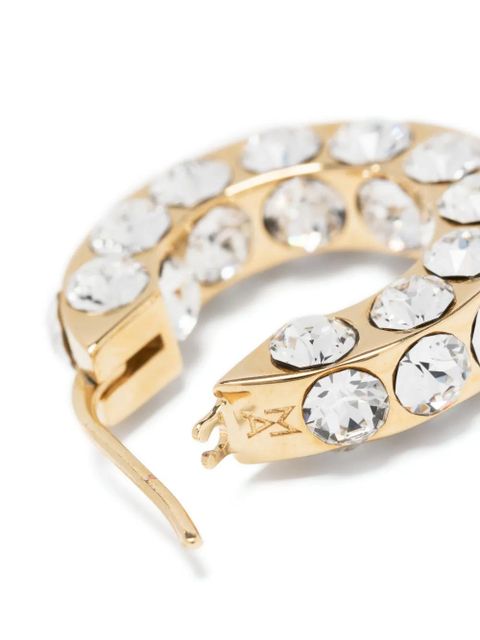 Amina Muaddi Jahleel chunky-hoop earrings - Gold - zdjęcie produktu nr 2