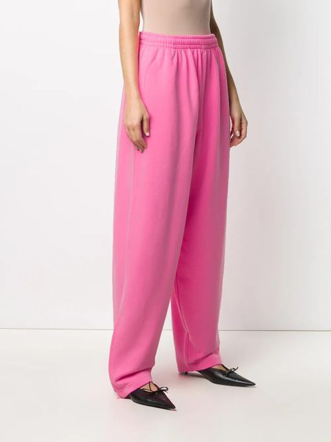 Balenciaga cotton track pants - Pink