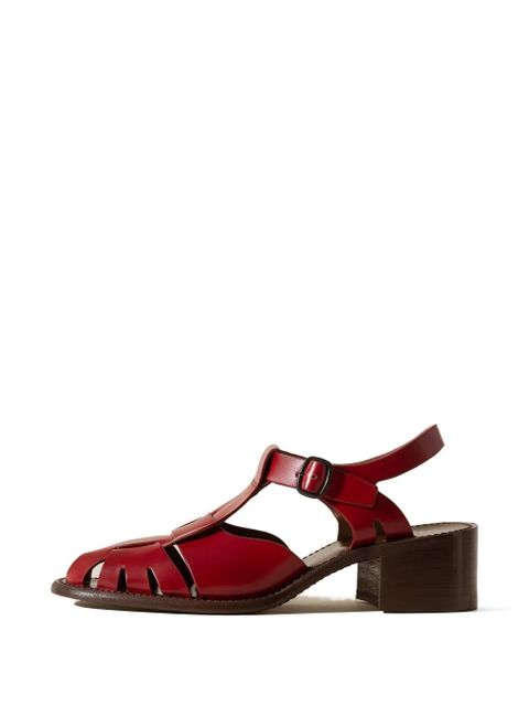 Hereu Pesca cut-out heeled fisherman sandals - Red - zdjęcie produktu nr 1