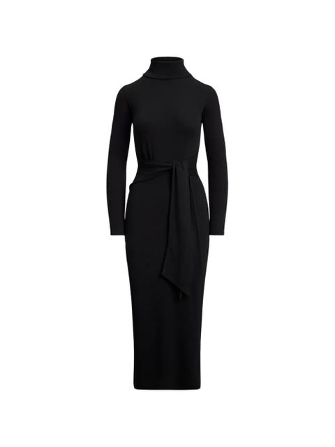Lauren Ralph Lauren tie-waist midi dress - Black - zdjęcie produktu nr 1