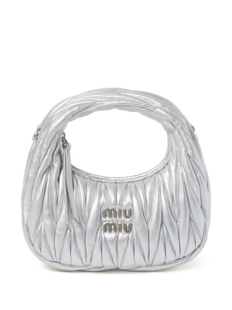 Miu Miu Wander mini bag - Silver - zdjęcie produktu nr 1