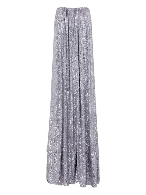 Rabanne sequined high-low dress - Silver - zdjęcie produktu nr 1