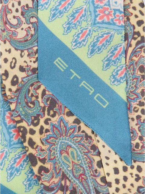 ETRO paisley animal-motif scarf - Neutrals - zdjęcie produktu nr 2