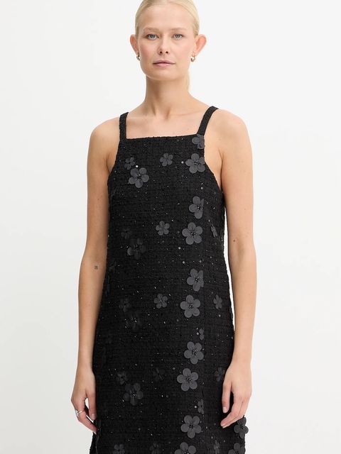 Twinset sukienka kolor czarny mini rozkloszowana 252TP2142 - zdjęcie produktu nr 1