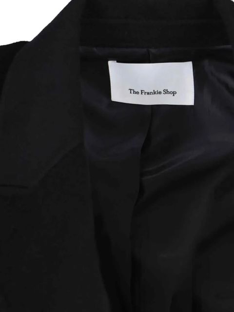 The Frankie Shop Gaia double-breasted coat - Black