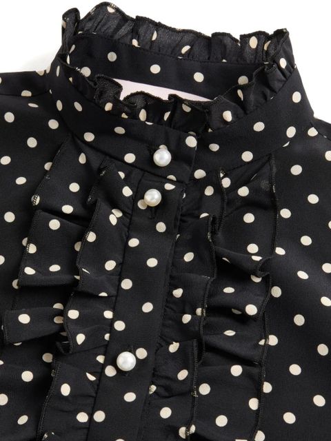 Valentino Garavani Plusdepois-print shirt - Black