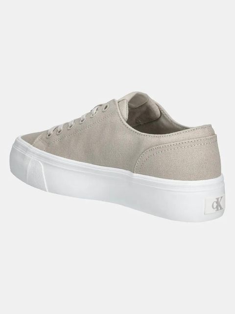 Calvin Klein Jeans tenisówki VULC FLATFORM LOW CV MG damskie kolor beżowy YW0YW01763