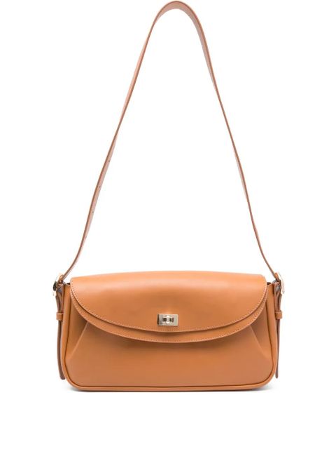 SANDRO leather shoulder bag - Brown - zdjęcie produktu nr 1