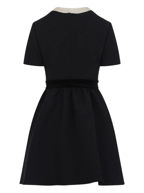 Valentino Garavani Crepe Couture bow-detail mini dress - Black