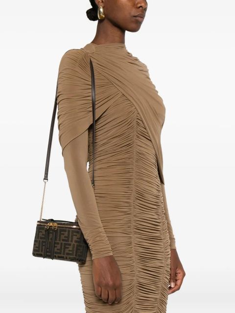 FENDI Vanity FF-pattern top-handle mini bag - Brown - zdjęcie produktu nr 2