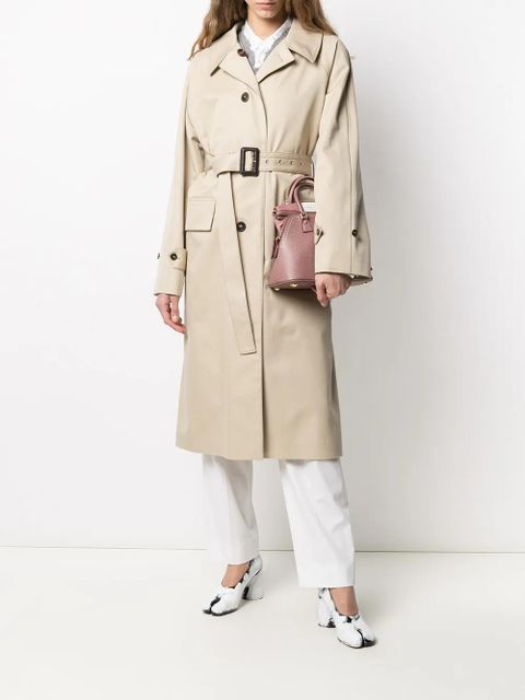 Maison Margiela single-breasted trench coat - Neutrals - zdjęcie produktu nr 2