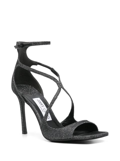 Jimmy Choo 95mm Azia sandals - Black - zdjęcie produktu nr 2