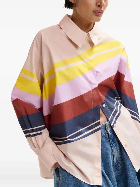 Essentiel Antwerp Joppy stripe-print shirt - Neutrals